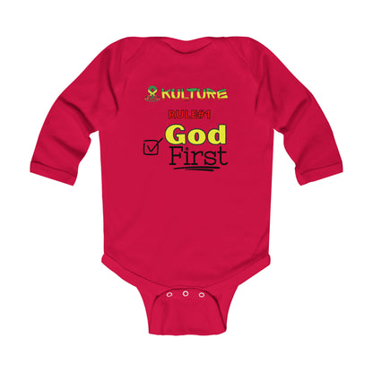 876 kulture Infant Long Sleeve Bodysuit