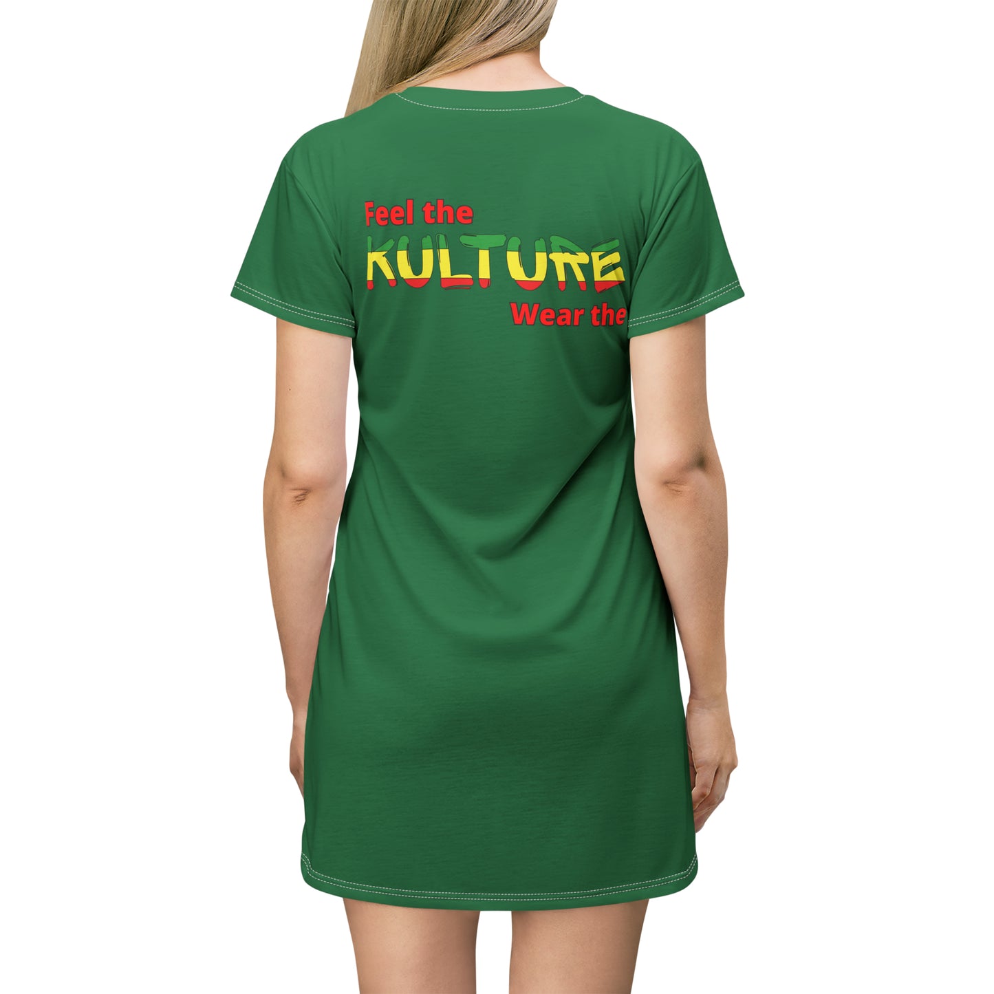 876 kulture T-Shirt Dress (AOP)