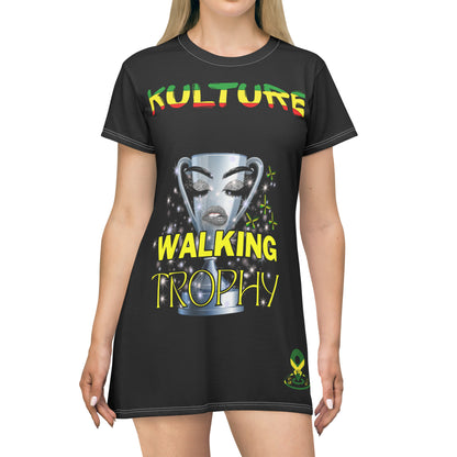 876 kulture T-Shirt Dress (AOP)