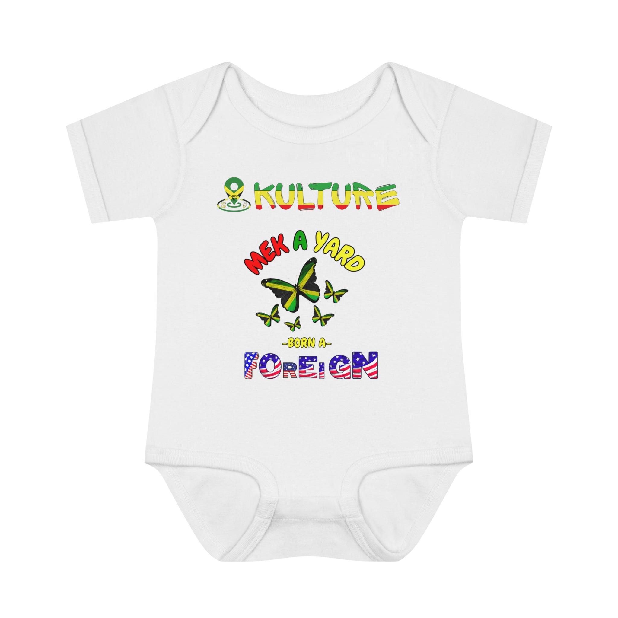 876 KULTURE Infant Baby Rib Bodysuit