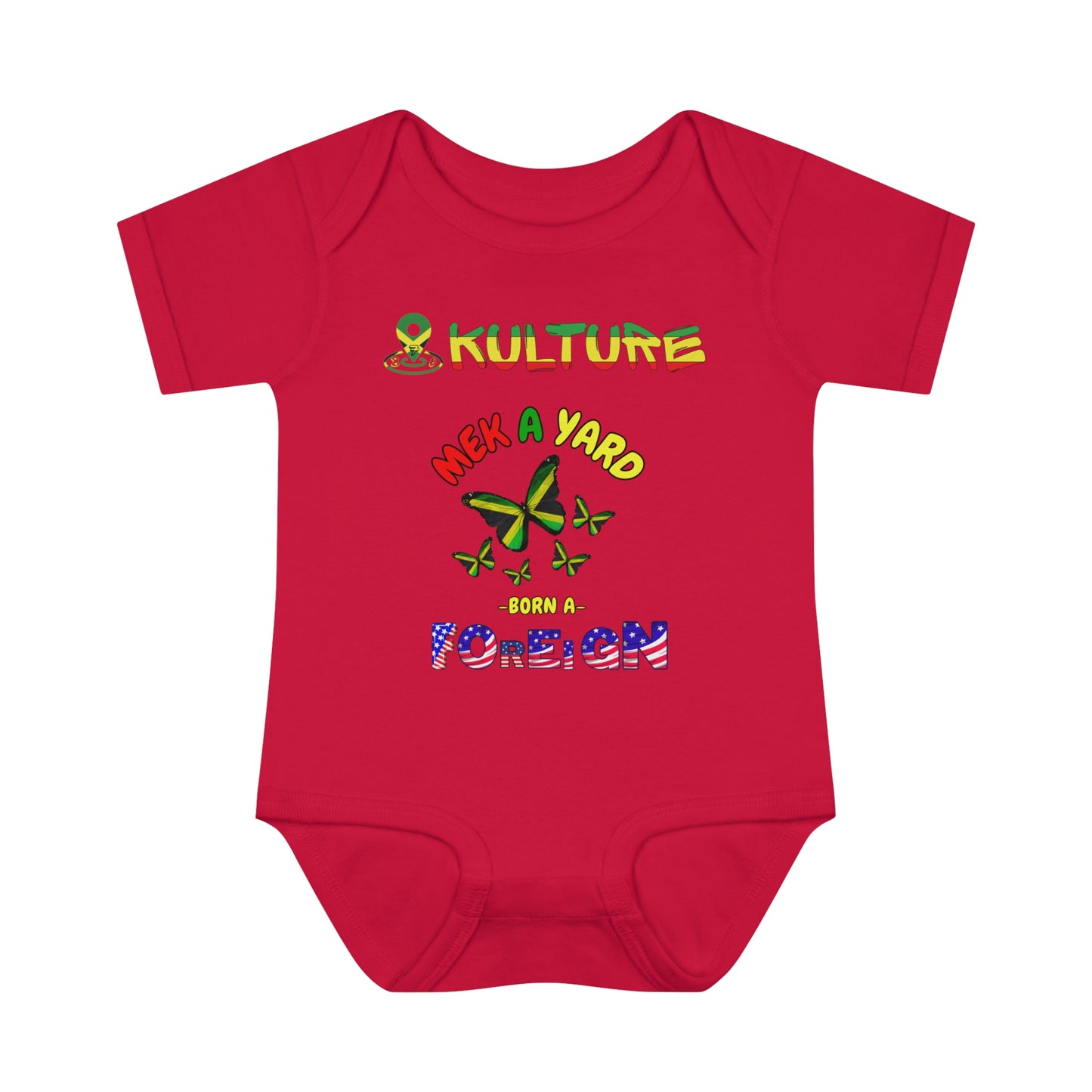 876 KULTURE Infant Baby Rib Bodysuit