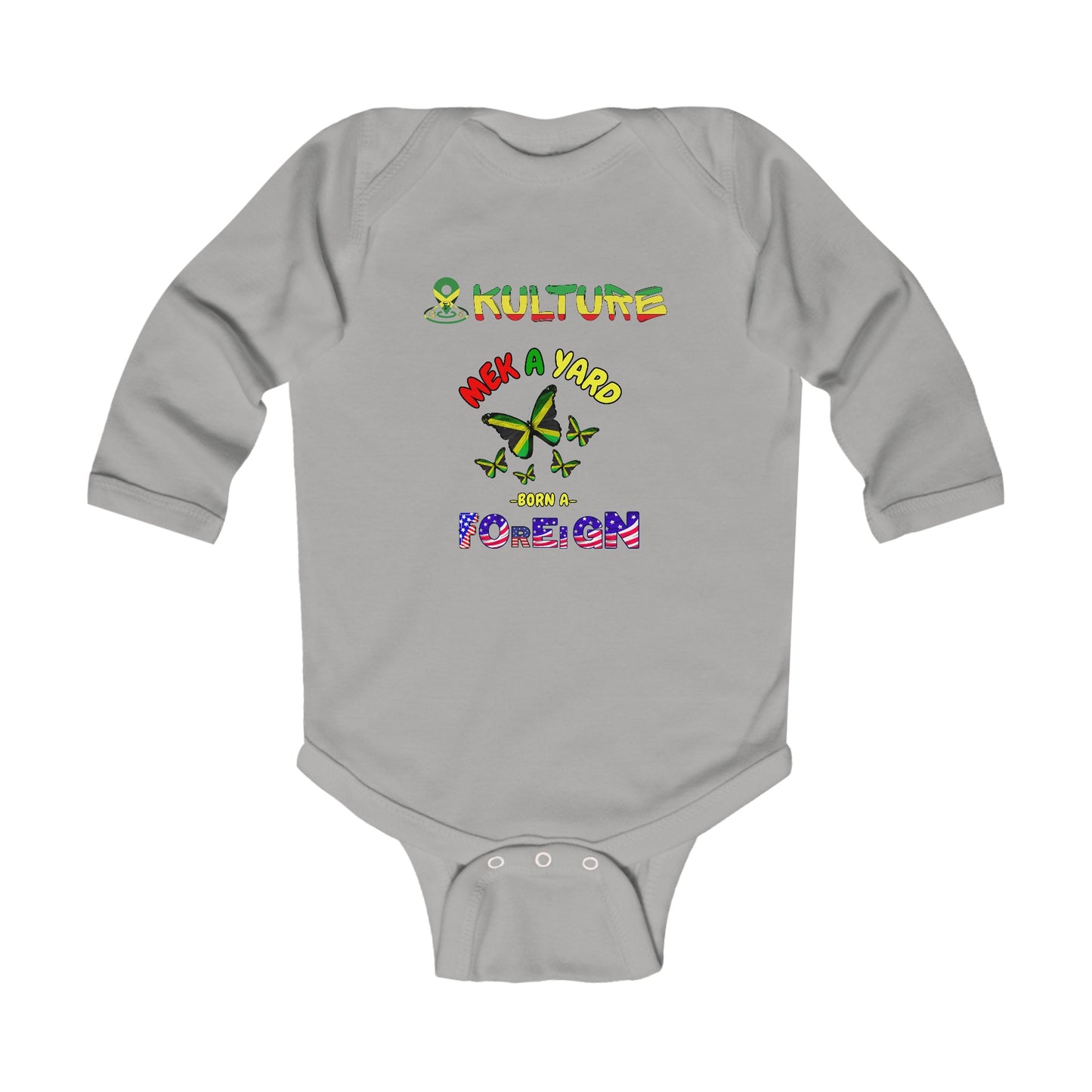 876 kulture Infant Long Sleeve Bodysuit