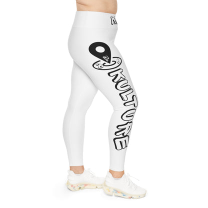 876 kulture Plus Size Leggings (AOP)