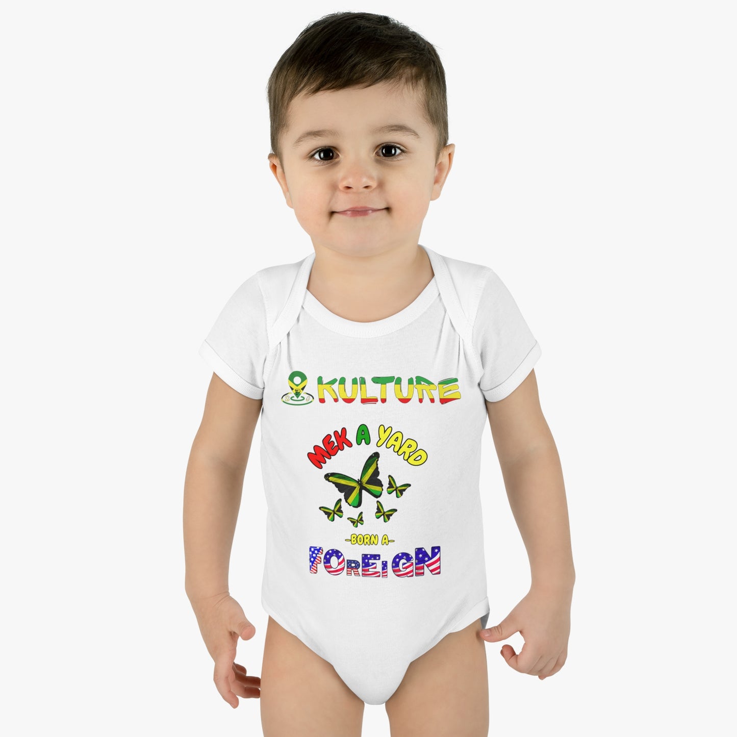 876 KULTURE Infant Baby Rib Bodysuit