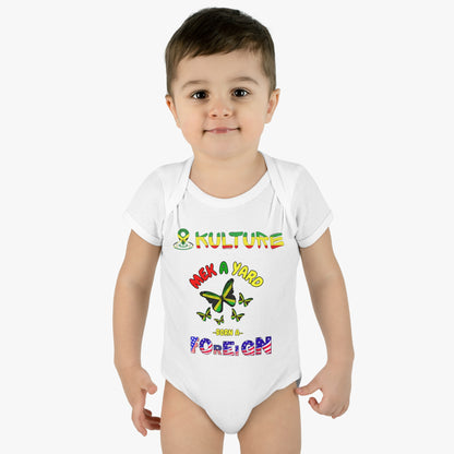 876 KULTURE Infant Baby Rib Bodysuit