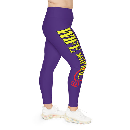 876 kulture Plus Size Leggings (AOP)