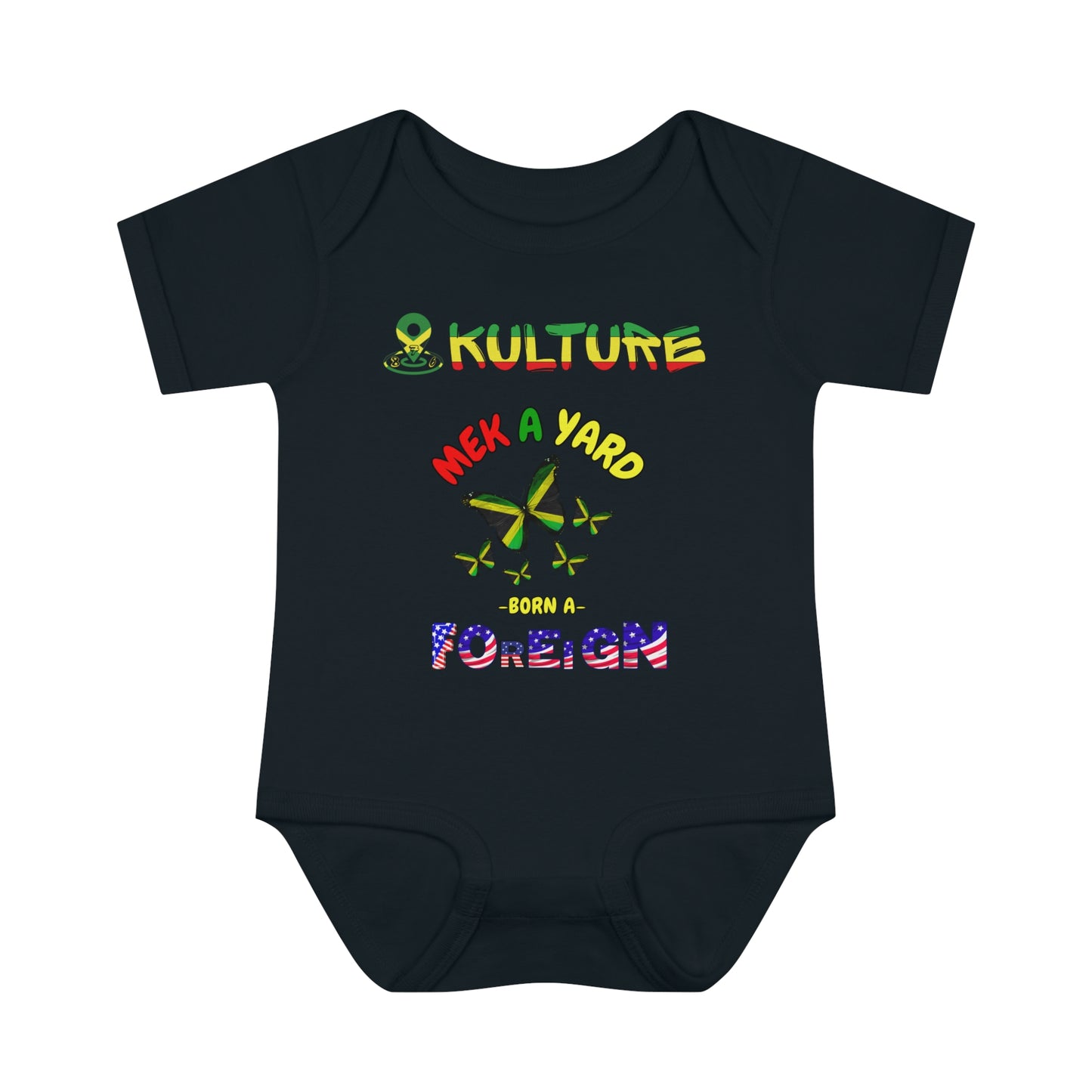 876 KULTURE Infant Baby Rib Bodysuit