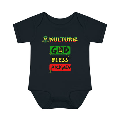 876 KULTURE Infant Baby Rib Bodysuit