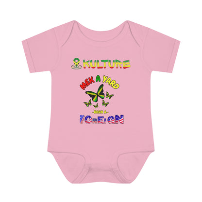 876 KULTURE Infant Baby Rib Bodysuit