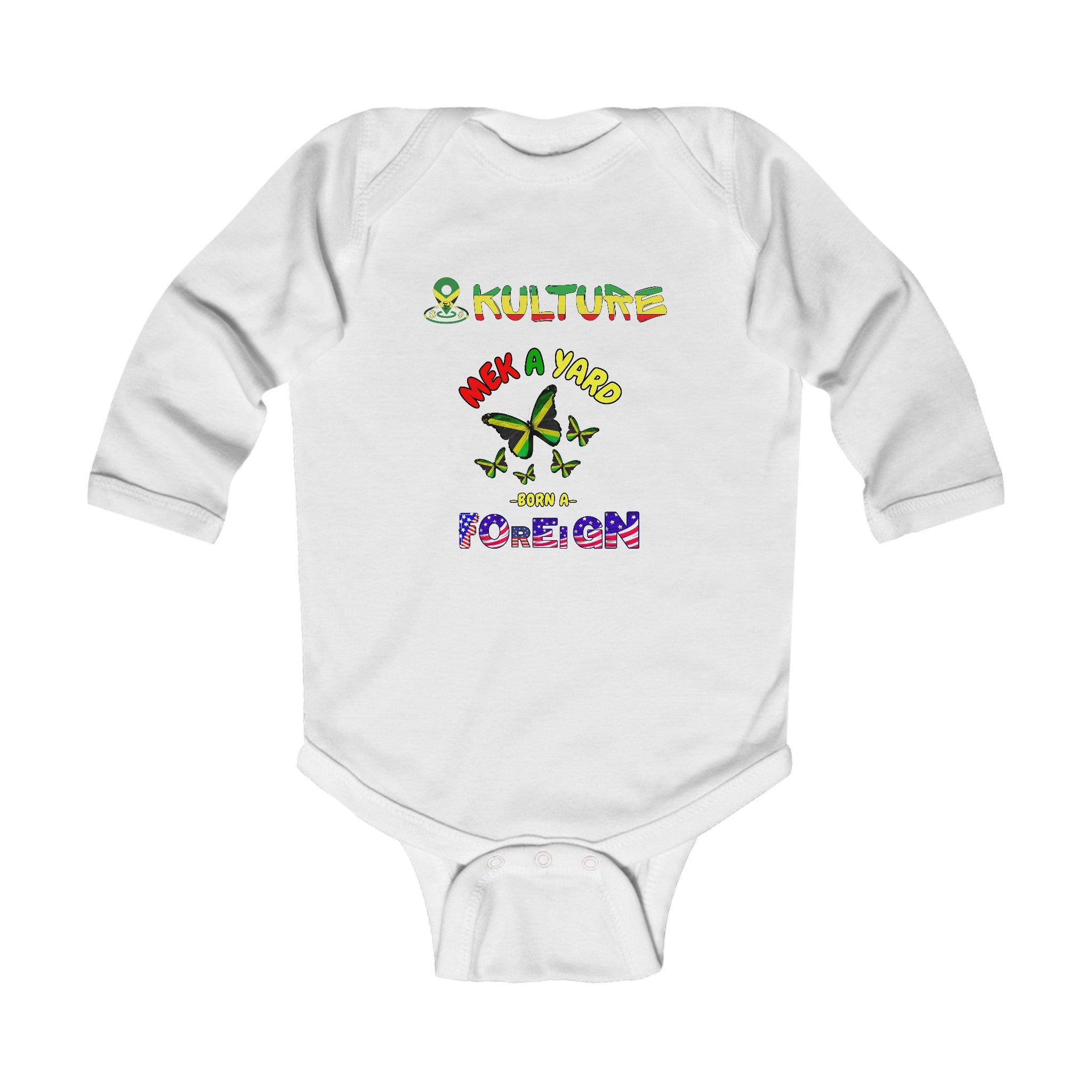 876 kulture Infant Long Sleeve Bodysuit