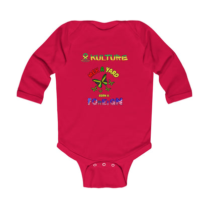 876 kulture Infant Long Sleeve Bodysuit