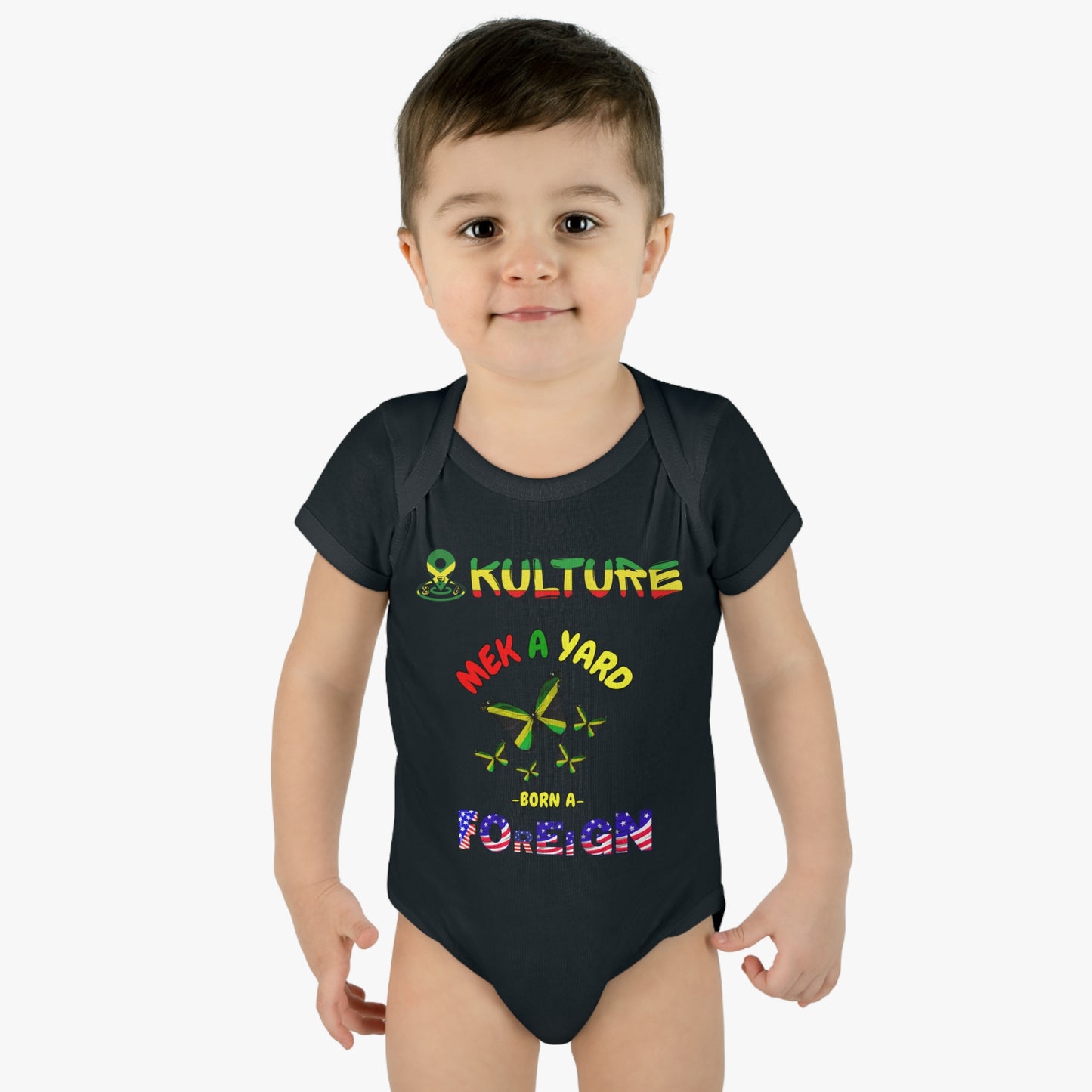 876 KULTURE Infant Baby Rib Bodysuit