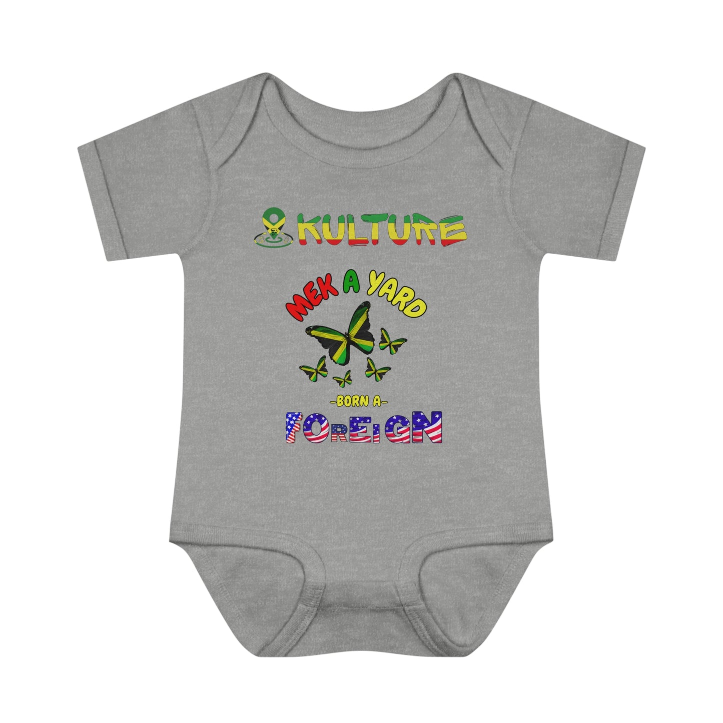 876 KULTURE Infant Baby Rib Bodysuit