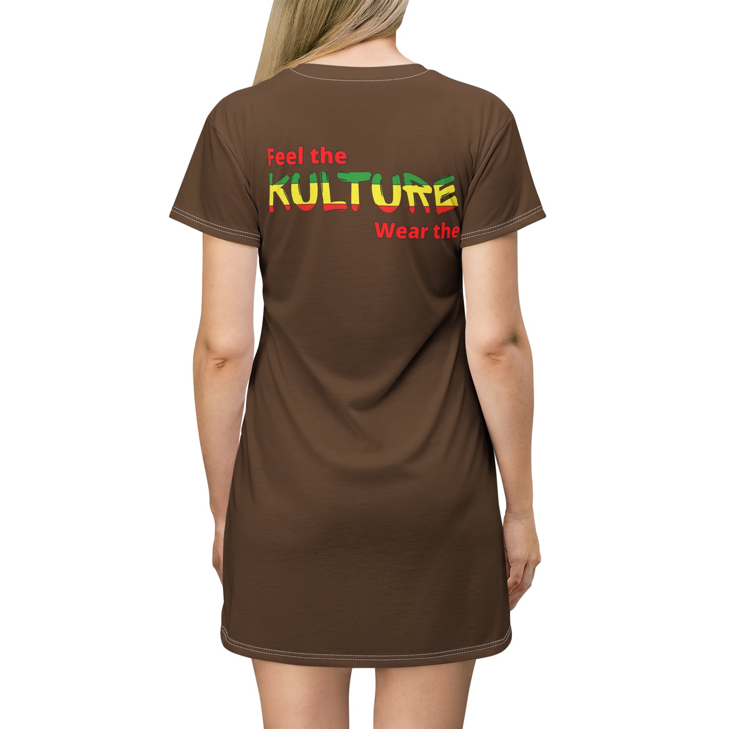 876 kulture T-Shirt Dress (AOP)