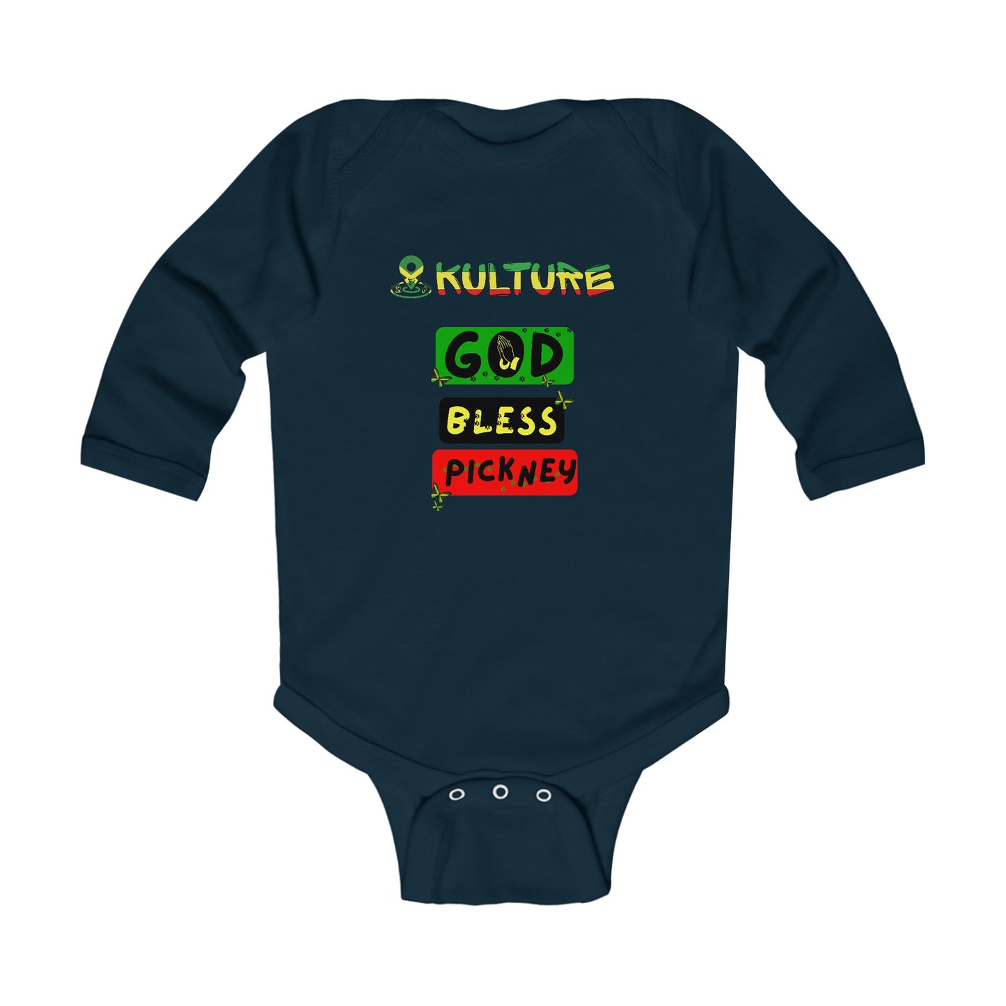 876 kulture Infant Long Sleeve Bodysuit