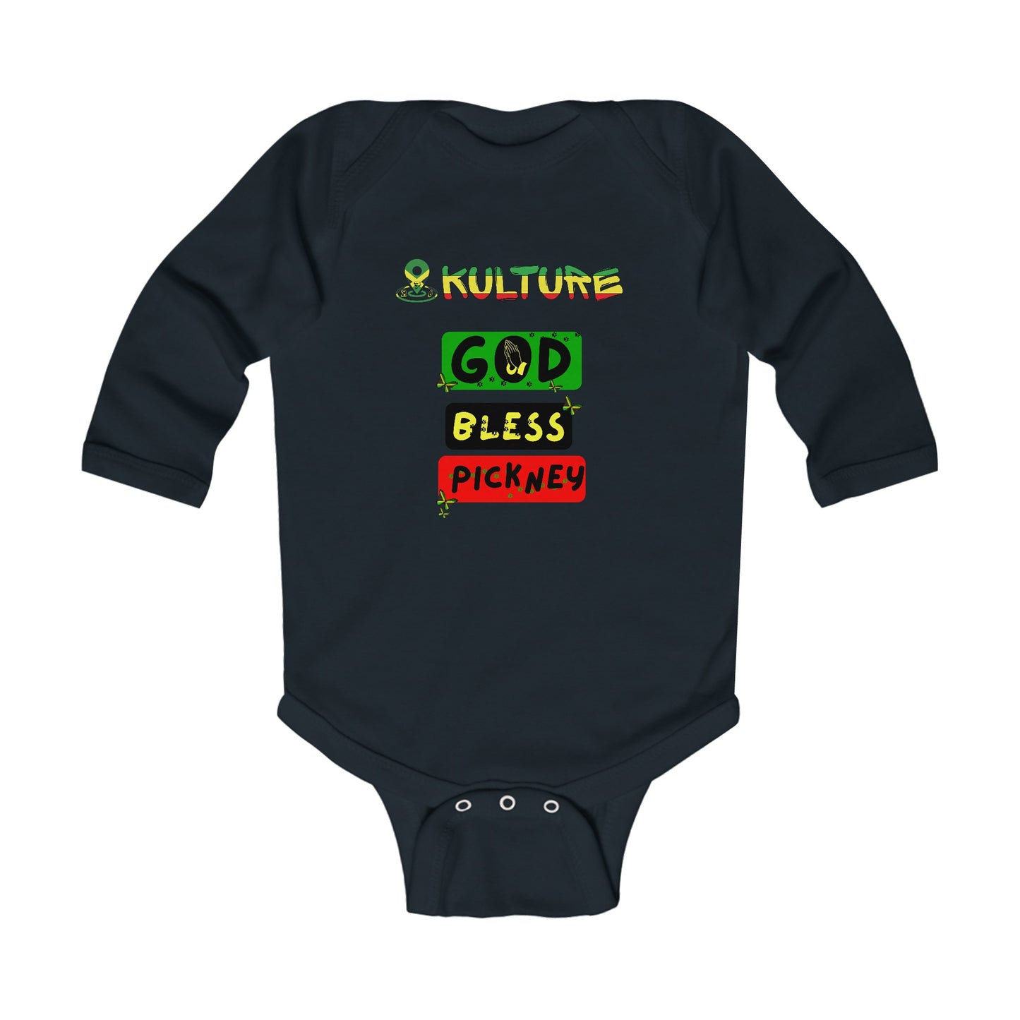 876 kulture Infant Long Sleeve Bodysuit