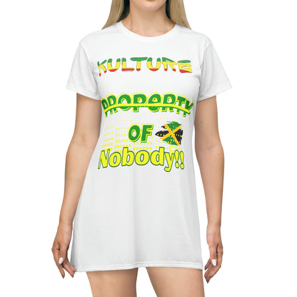 876 kulture T-Shirt Dress (AOP)